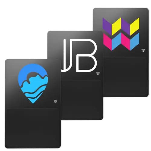 Metal NFC business card